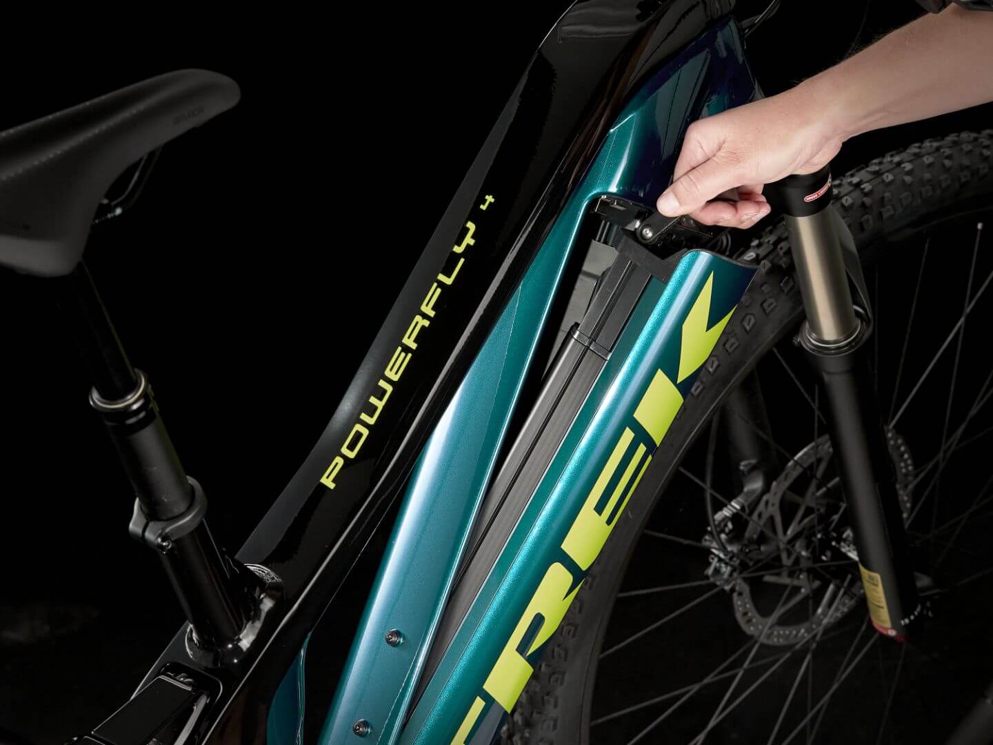 אופניים חשמליים Trek Powerfly FS 4 Gen 2 Powerfly FS 4 Teal-Black (5)