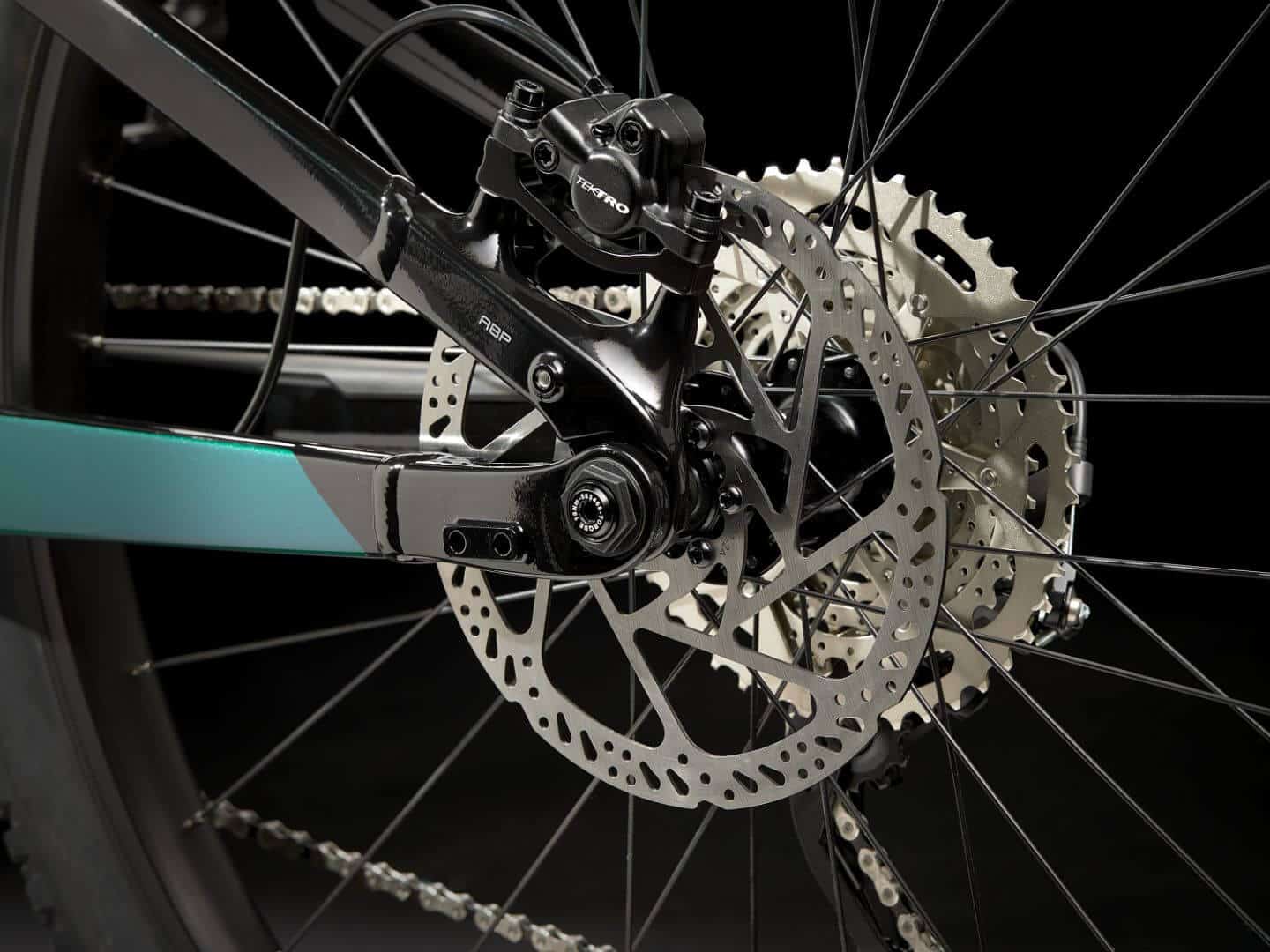 אופניים חשמליים Trek Powerfly FS 4 Gen 2 Powerfly FS 4 Teal-Black (9)