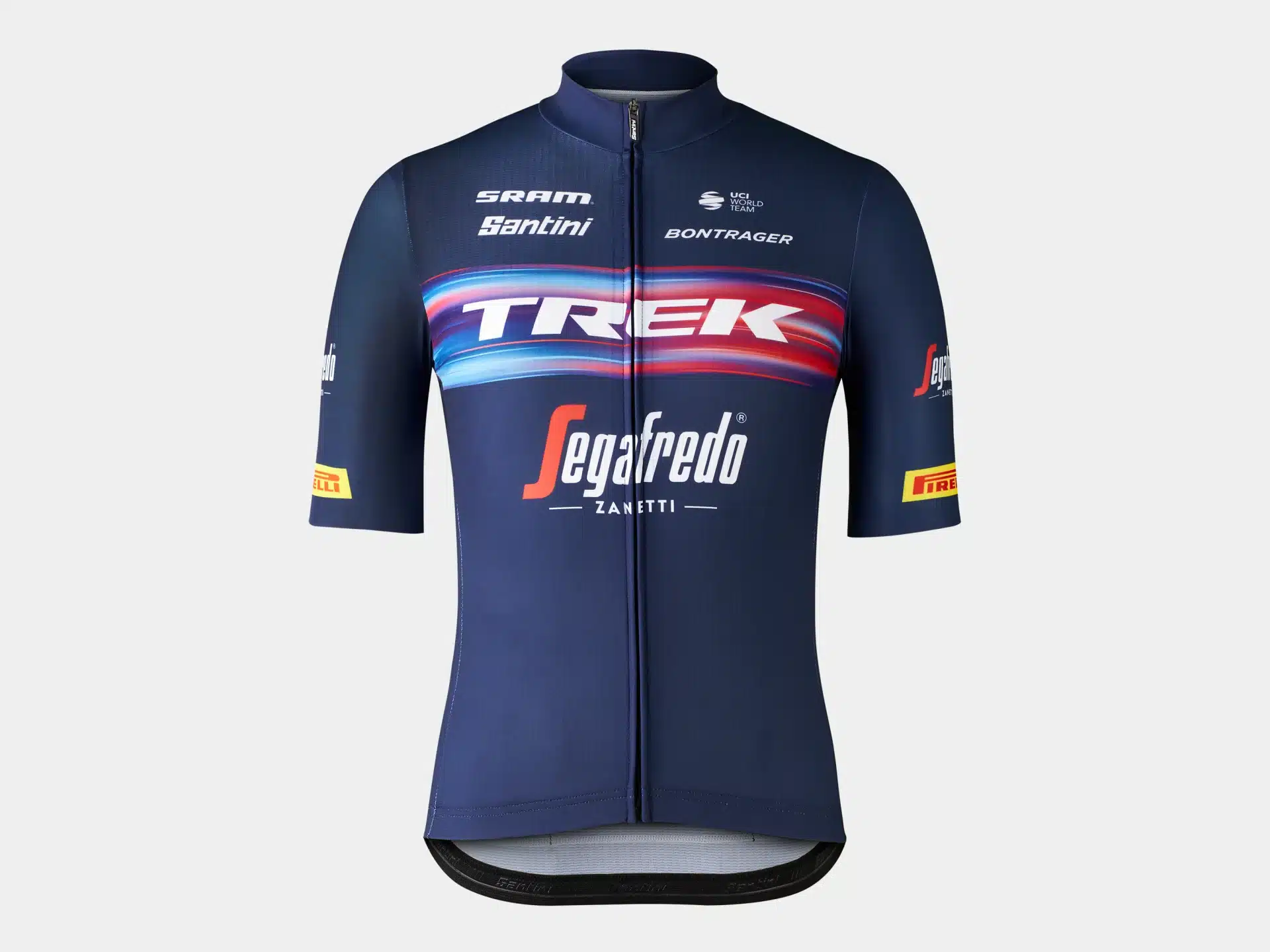 חולצת רכיבה Santini Trek-Segafredo Men's TDF Replica Jersey V22 Santini Trek-Segafredo Men's TDF Jersey (1)