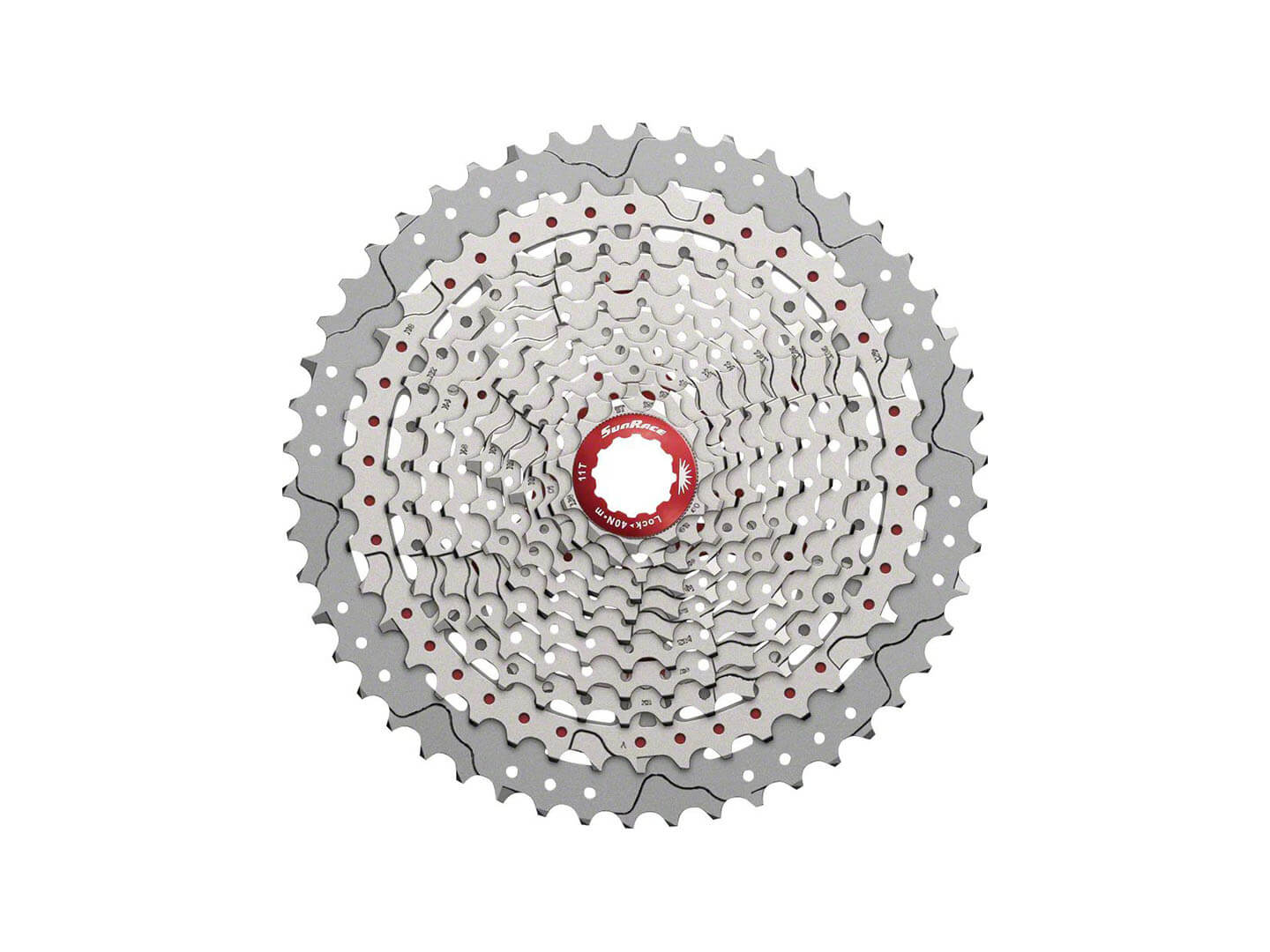 Sunrace CSMX8 11Sp 11-50 Cassette - Silver (1) Sunrace CSMX8 11Sp 11-50 Cassette - Silver (1)