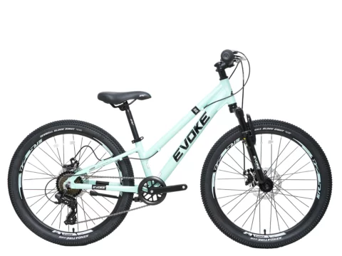 אופני הרים לילדות Evoke X-40 Disc 24" Girls - Black/Pink