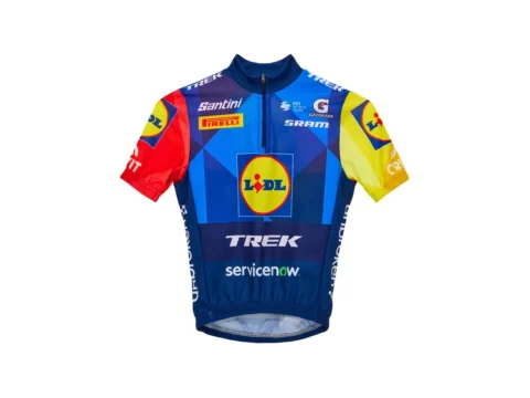 חולצת רכיבה לילדים Santini Lidl-Trek 2026 Fan Line Kids Cycling Jersey