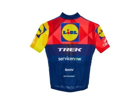 חולצת רכיבה לילדים Santini Lidl-Trek 2026 Fan Line Kids Cycling Jersey